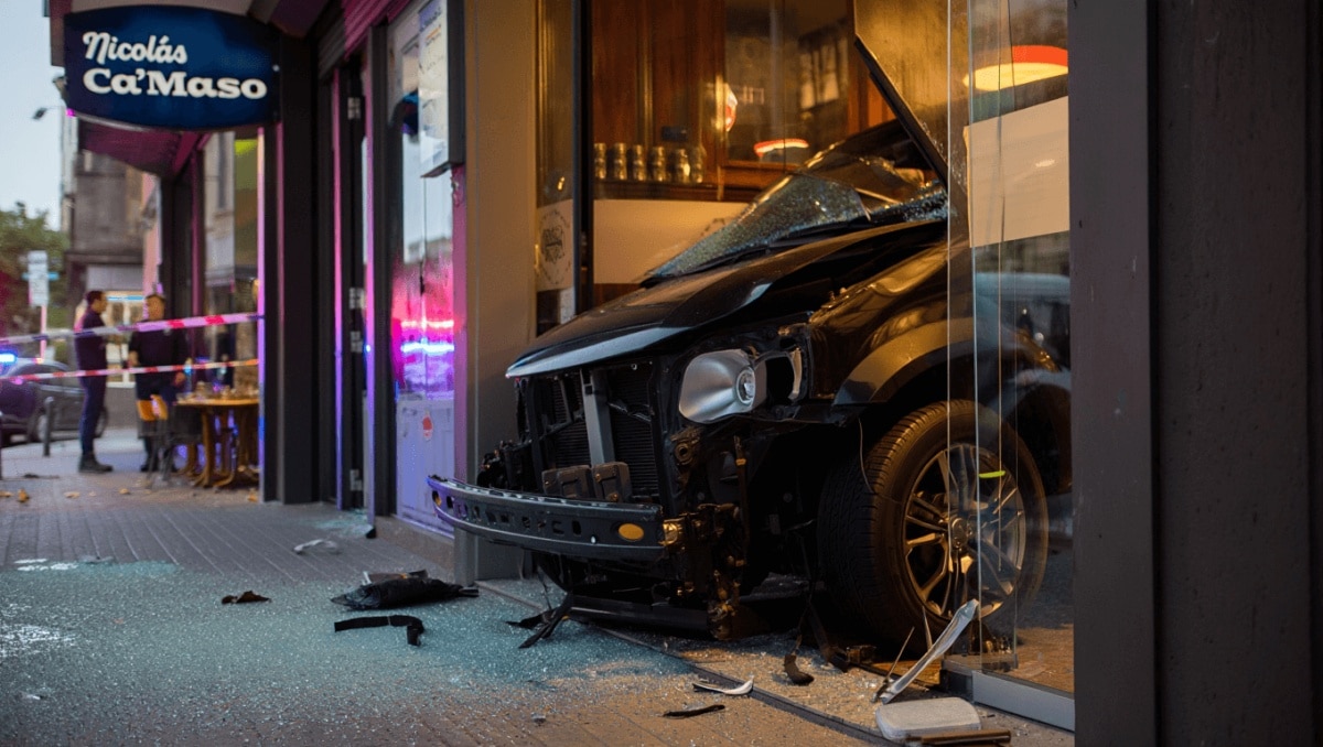 Alunizaje de madrugada en el bar Nicolás Ca'Maso