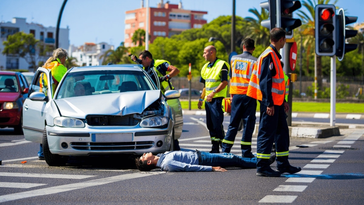Cruza con el semáforo en rojo y la atropellan en Las Palmas de Gran Canaria