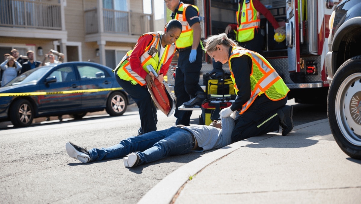 Un atropello en Vecindario deja un herido moderado por un traumatismo en la cadera