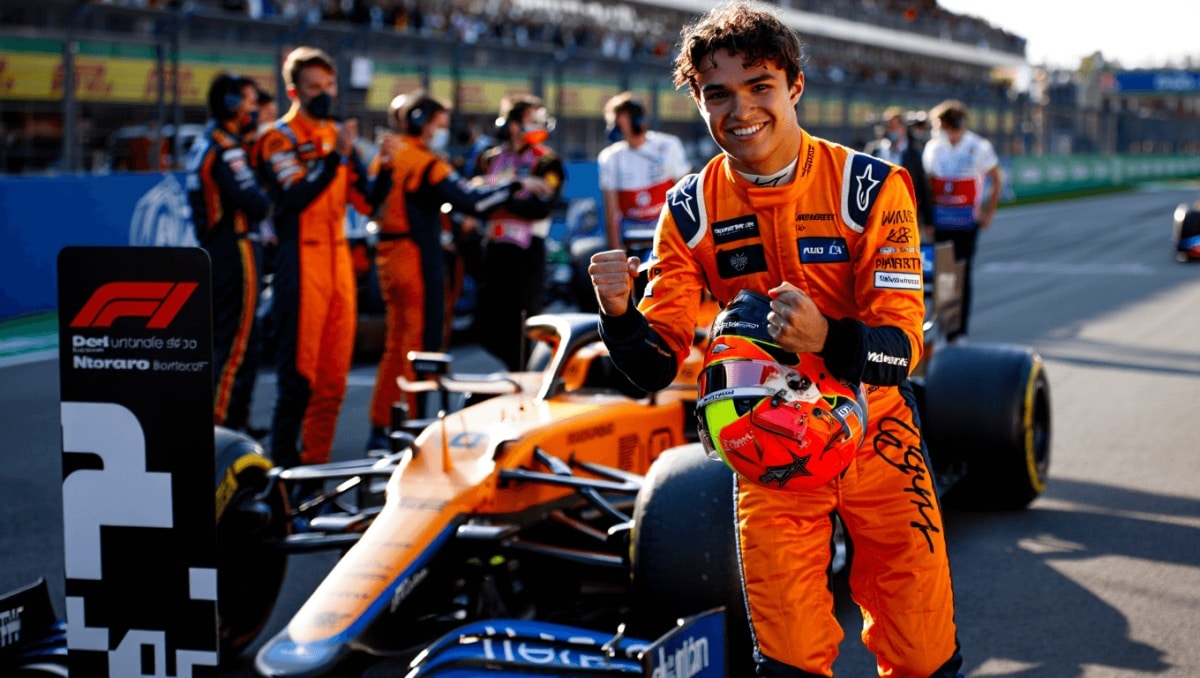 Norris logra la 'mini-pole' y Alonso desata la ilusión en un circuito especial