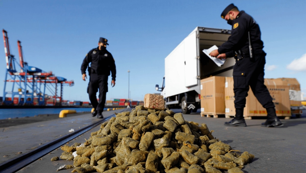 Sorprendido con 31 kilos de hachís en su vehículo a su llegada al puerto de Santa Cruz de Tenerife