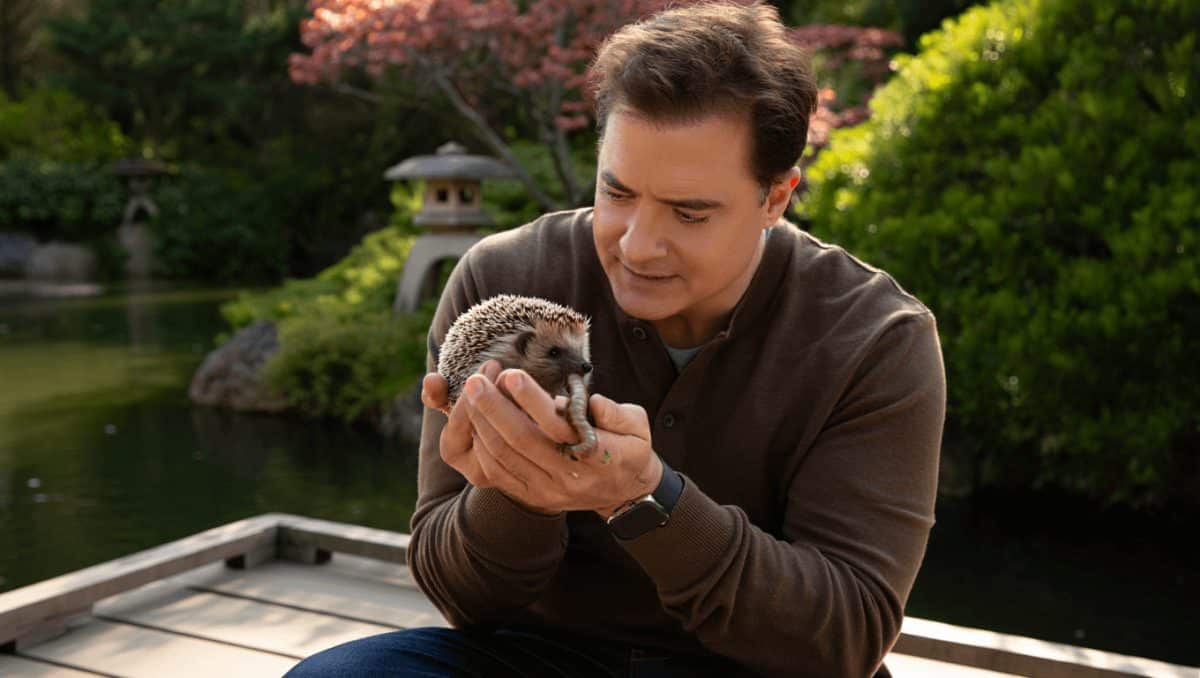 Brendan Fraser habla sobre aquella vez que alquiló un erizo mientras estaba en Japón: "Quería verle comerse una lombriz"