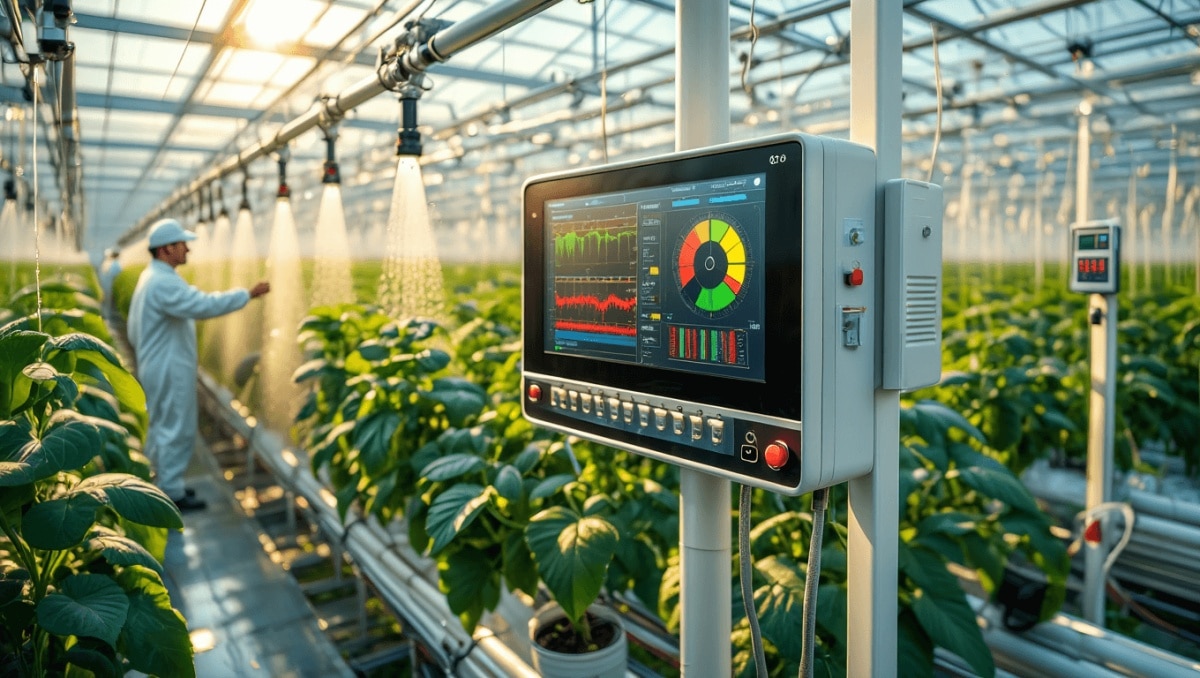 Climatización inteligente en invernadero