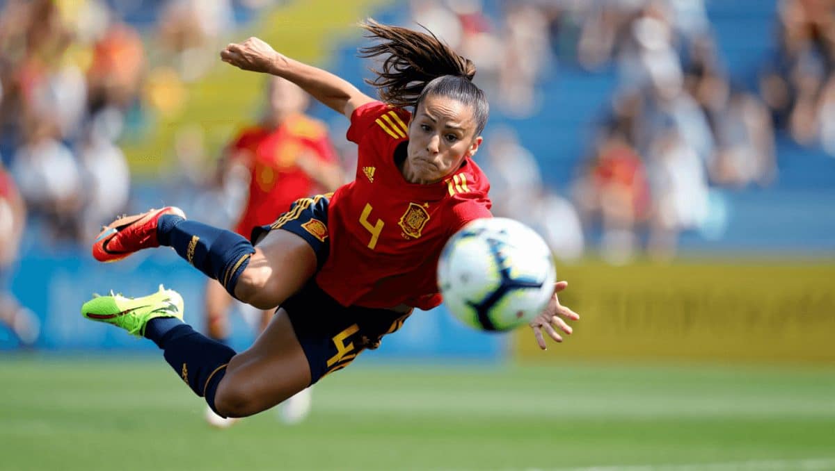 Aitana Bonmatí, durante el Alemania - España. (EFE)