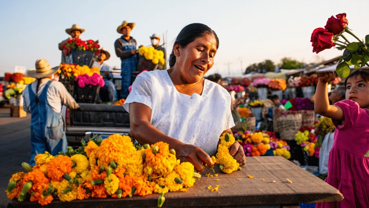 flores para festividad guadalupana