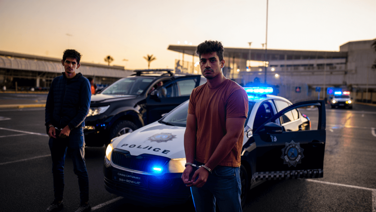 La Policía Local de Ingenio detiene a dos hermanos por presuntamente robar un coche en el Aeropuerto de Gran Canaria