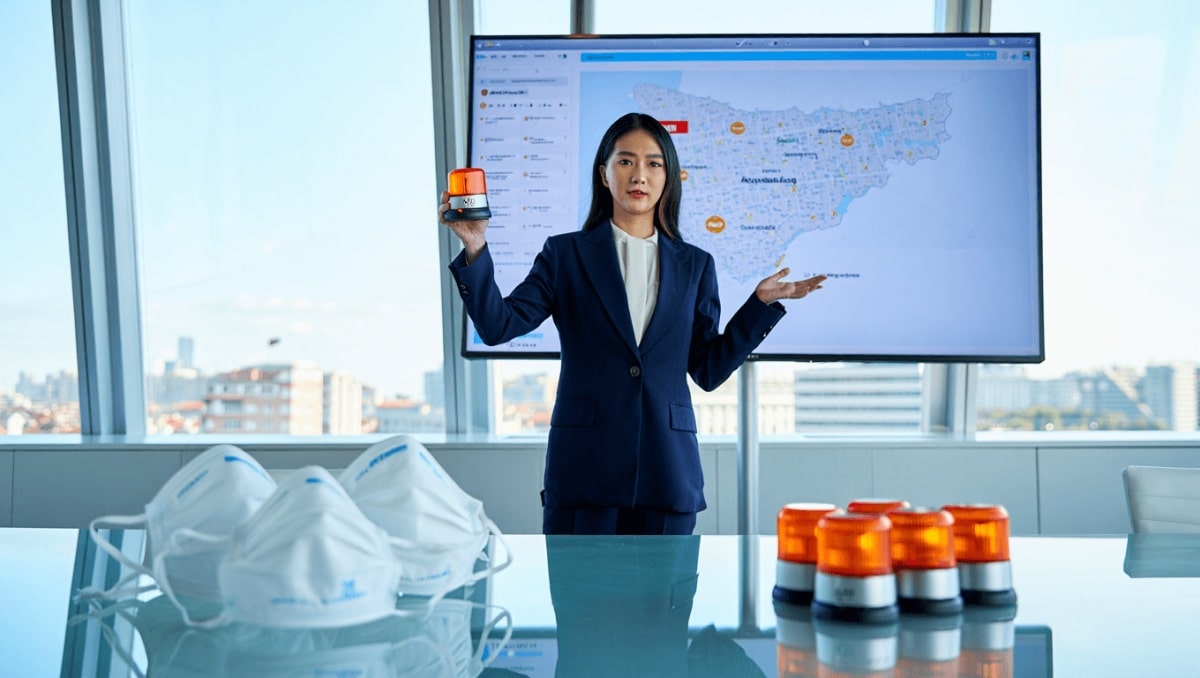 Una empresaria china apadrinada por Illa pasó de vender mascarillas a balizas V16