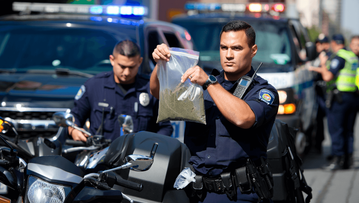 Detenido un motorista tras ser sorprendido con 100 gramos de hachís