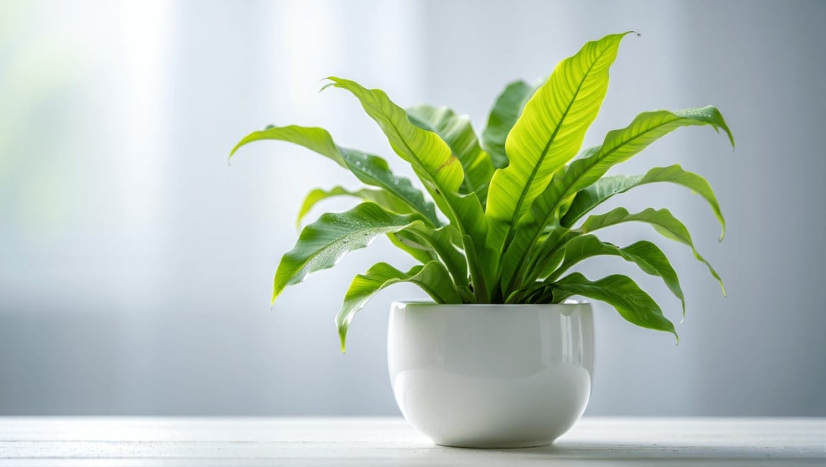 helecho nido de ave prosperidad feng shui