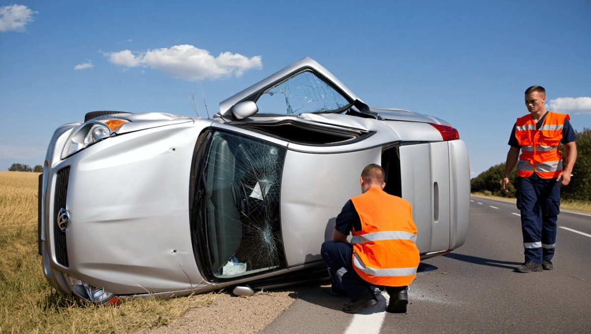 Muere un hombre al volcar un coche en El Tanque