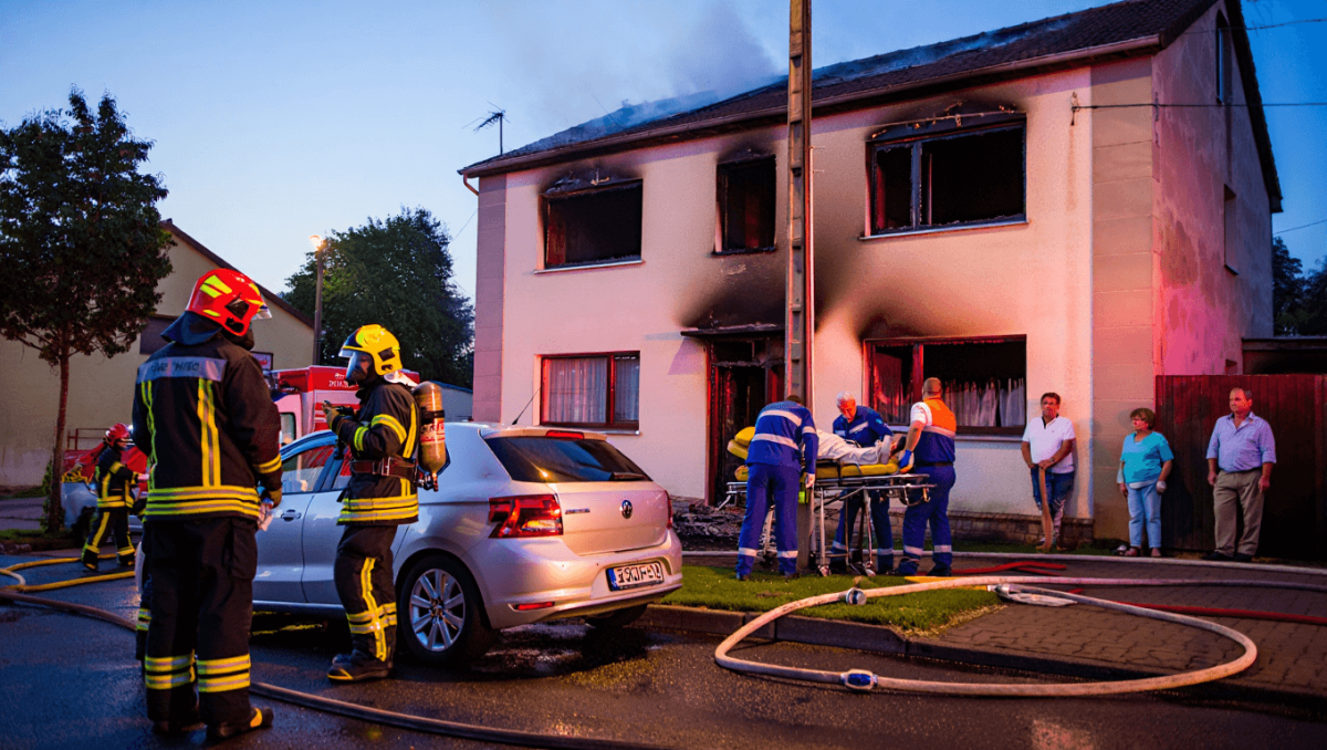 Grave incendio en Jinámar: una persona en estado crítico y tres heridos tras quemarse una casa