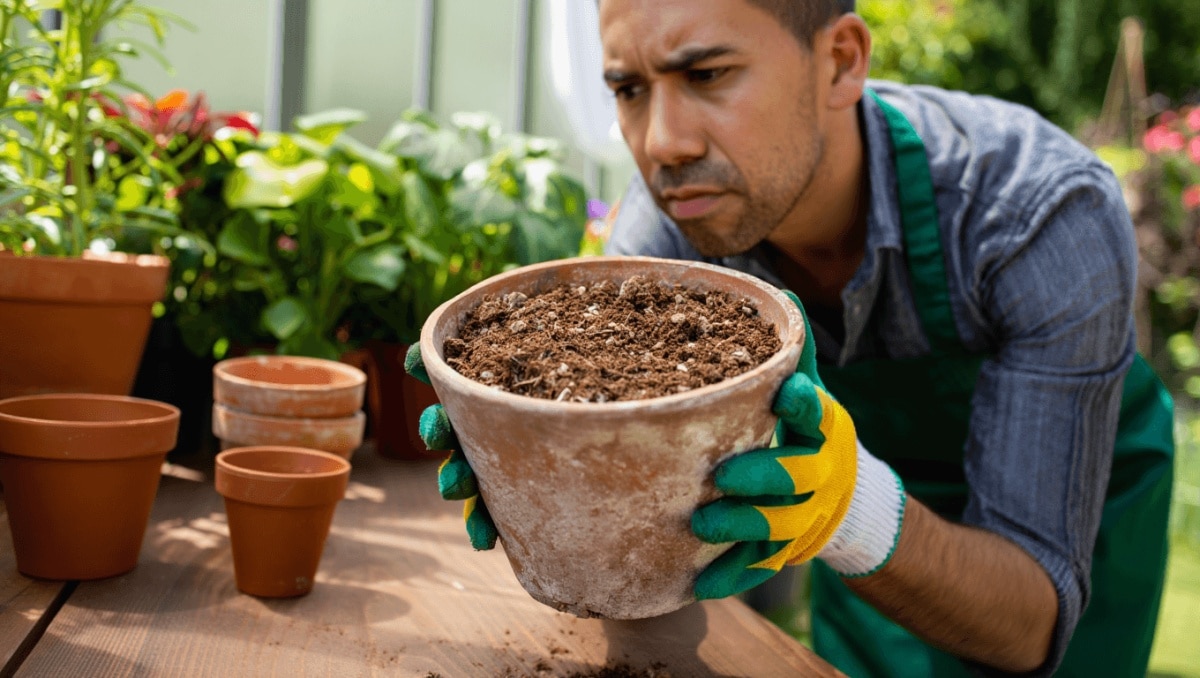 Maneras inteligentes de usar tierra vieja para macetas según expertos en jardinería