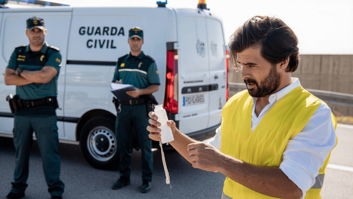 Un conductor de guagua da positivo en drogas en un control de la Guardia Civil en Guayedra