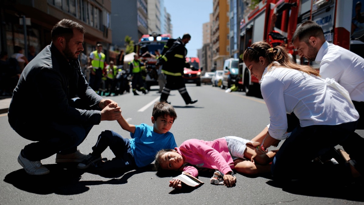 Heridos dos niños tras ser atropellados en Las Palmas de Gran Canaria