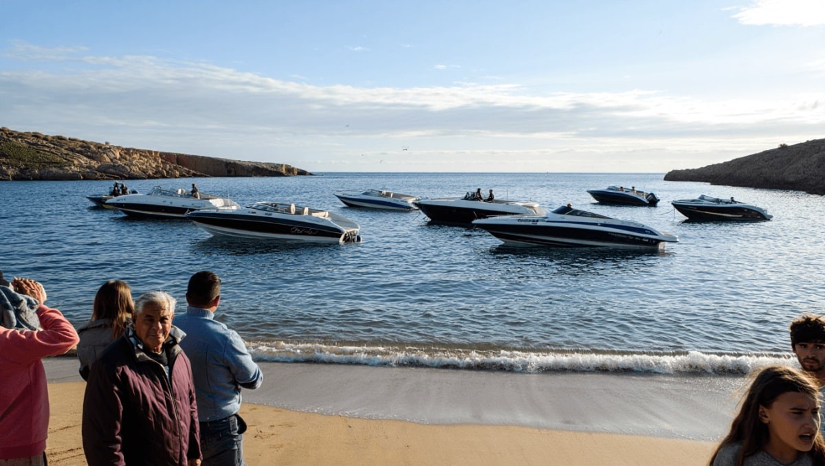 Denuncian la presencia «masiva» de narcolanchas en el litoral de Almería
