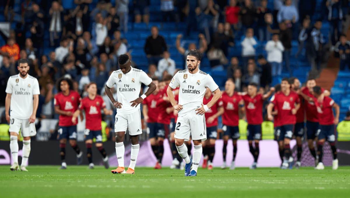 El Real Madrid cae ante Osasuna en El Sadar