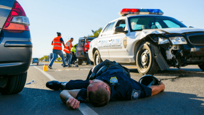 Hiere a un policía local de Mogán en un accidente de tráfico y se da a la fuga
