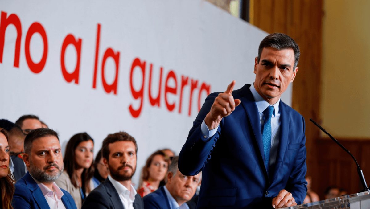 Sánchez acusa a Feijóo y Abascal de defender la guerra a costa del bolsillo de los ciudadanos