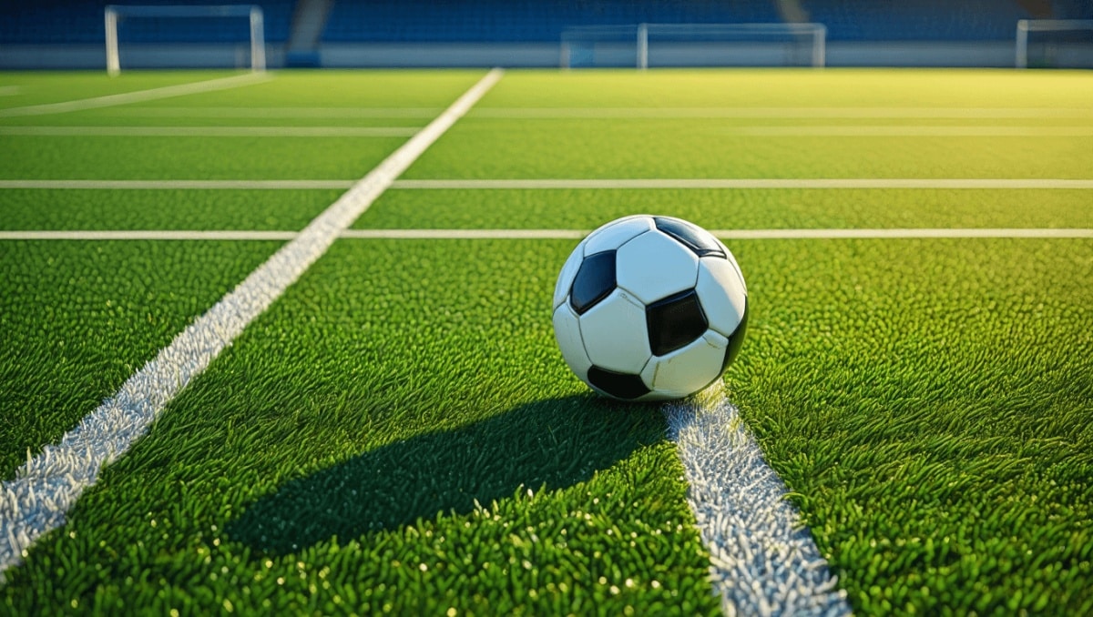 Césped artificial en superficie deportiva