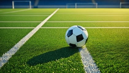 Césped artificial en superficie deportiva