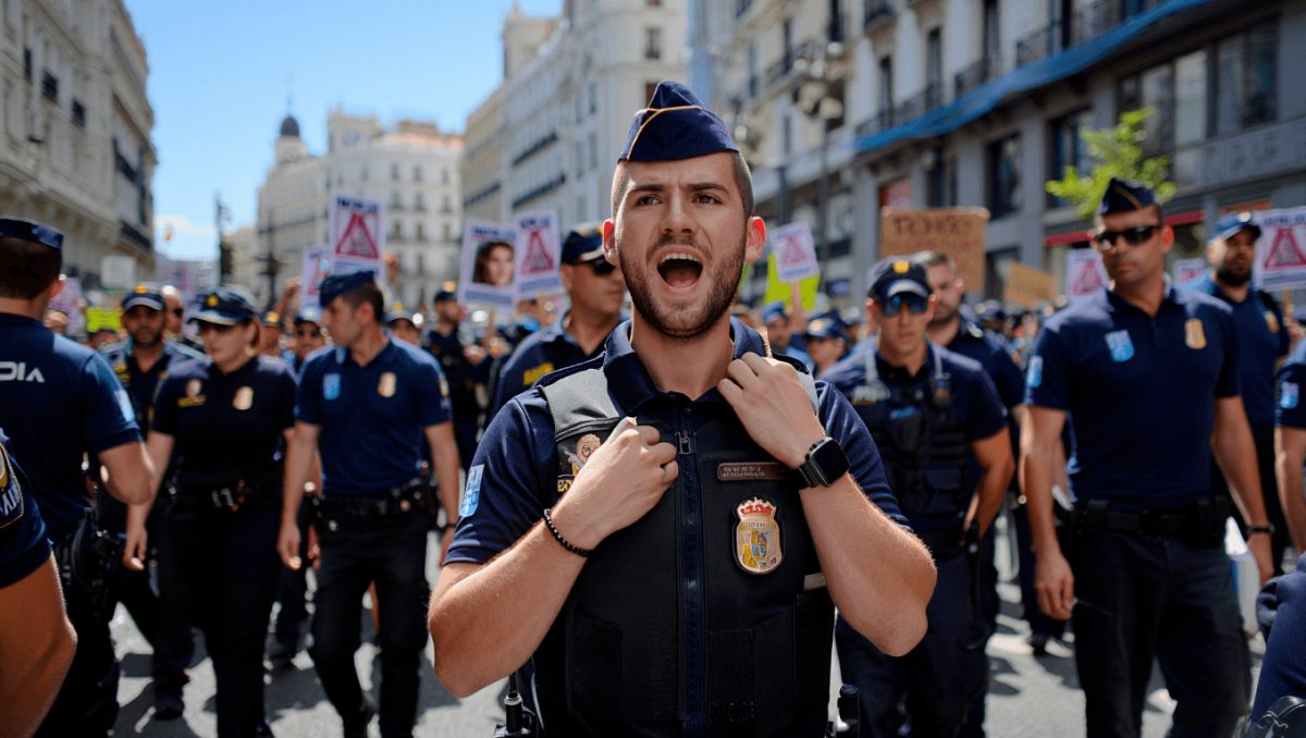 Policías y guardias civiles reivindican la equiparación salarial y la jubilación anticipada