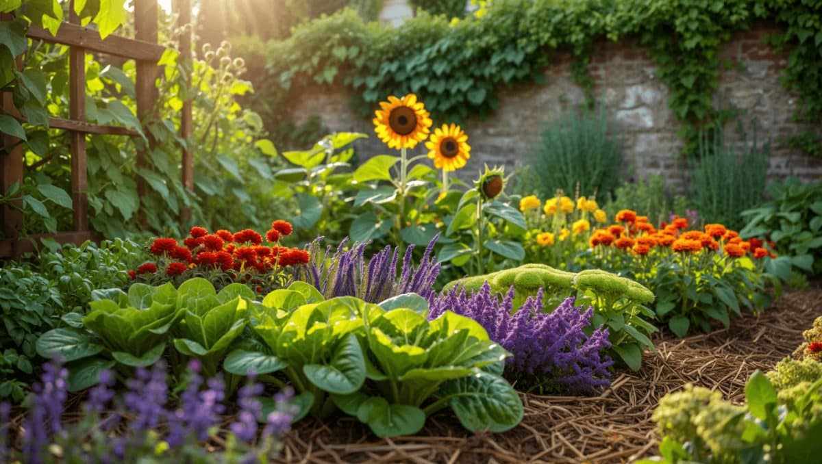 Plantas que protegen el huerto y decoran el jardín