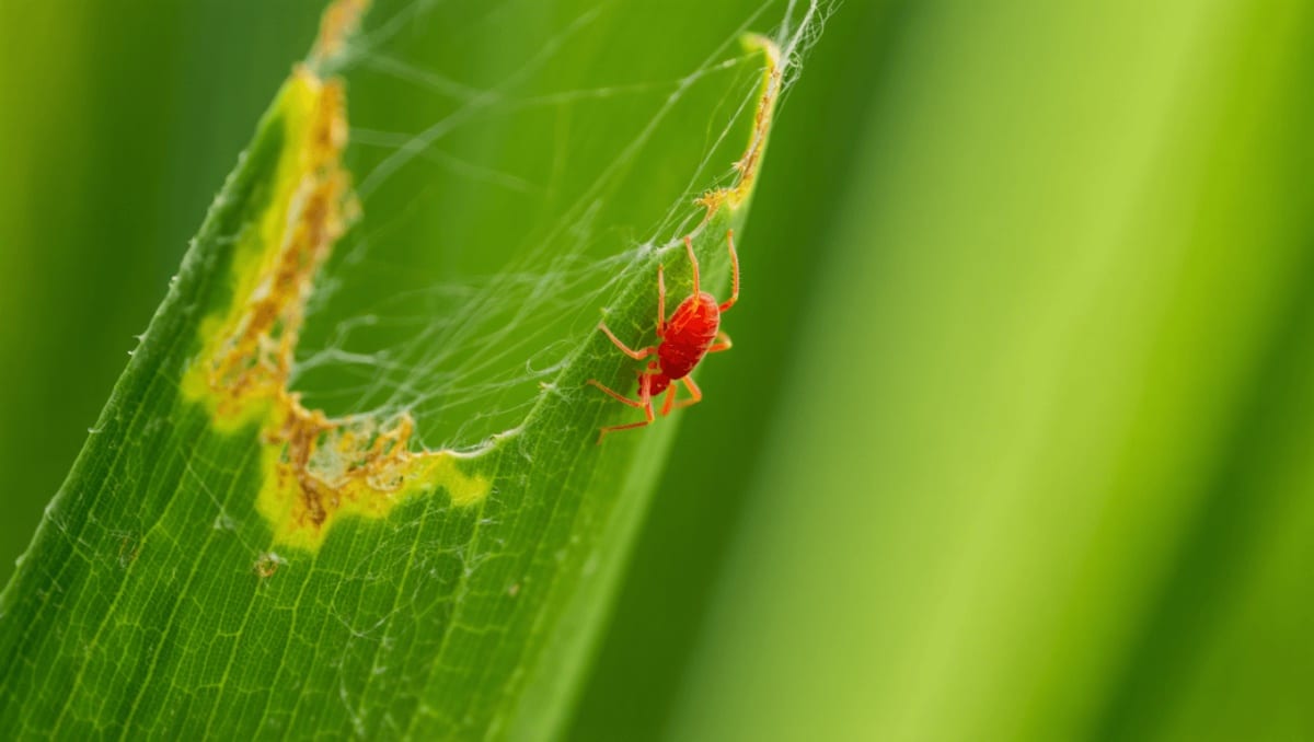 Araña roja en plantas