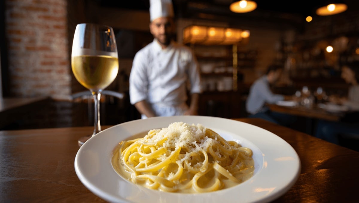 Los fetuccini Alfredo y el vino aguado: luces y sombras de un famoso italiano de Madrid