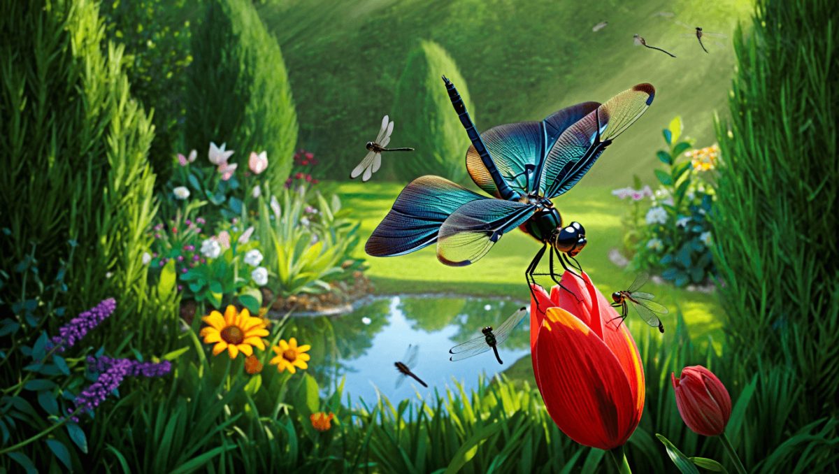 Jardín para libélulas