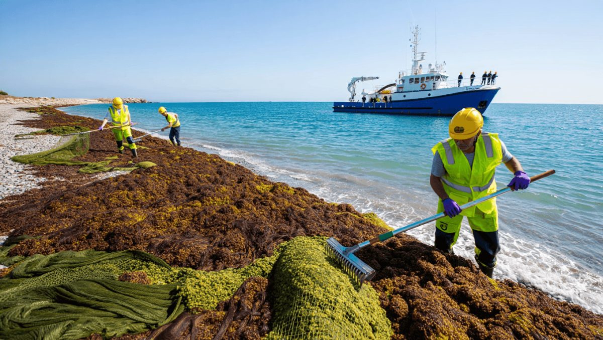 Alga invasora en el litoral de Andalucía