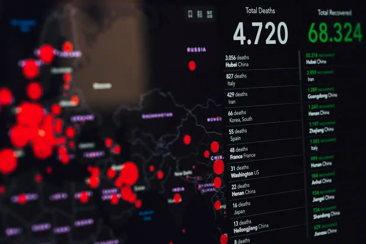 Mapa de Espa&ntilde;a mostrando distribuci&oacute;n de datos estad&iacute;sticos por comunidades aut&oacute;nomas