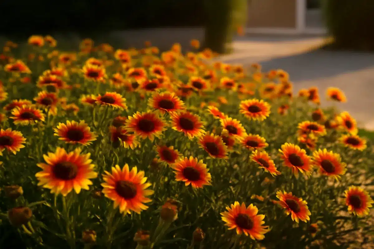 Por qué elegir Gaillardia para jardines soleados — La Gaillardia destaca por su capacidad de florecer durante largos periodos. Resiste muy bien el calor y la sequía. Además, mantiene un porte decorativo sin exigir riegos frecuentes. Floración prolongada: produce flores en
