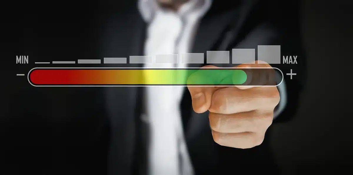 anonymous hands adjusting a slim unbranded fitness band on a wrist, soft indoor light