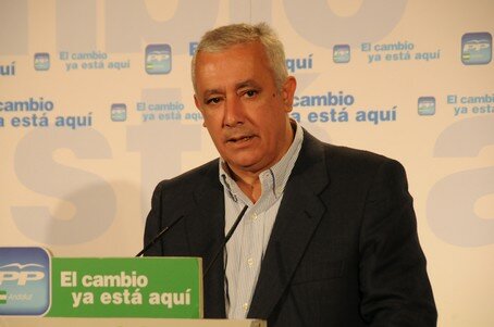 El presidente del PP-A, Javier Arenas