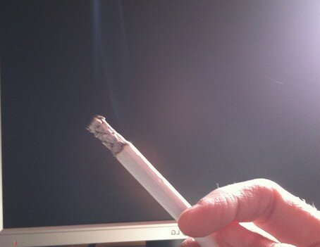 cigarrillo encendido