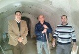 Visita del alcalde Francisco Alonso a las obras de la Casa Cueva