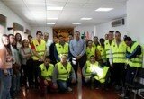 El Alcalde junto a los jóvenes