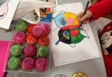 taller de cascarones, mascaras y piñatas