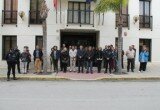 Minuto de silencio por las víctimas en el ayuntamiento