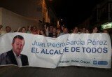Elecciones Municipales Pulpí - alcalde y concejales se dirigen a la Glorieta para celebrar la victoria electoral con los vecinos