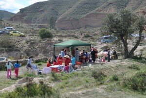 Los gadorense se disponen a celebrar un año mas la fiesta del Jueves Lardero en el paraje las Chimeneícas