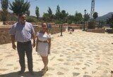 Visita del Alcalde y Teniente de Alcalde a la entrada norte