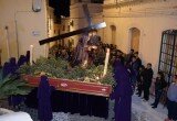El viacrucis rememora las diferentes estaciones que padeció Jesús desde su prendimiento hasta la crucifixión