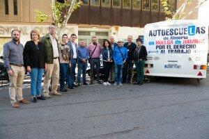 171107 Fotonoticia PSOE profesores autoescuela