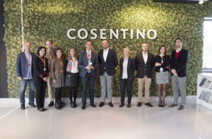 171123 Visita Delegado Salud en Almeria a Cosentino_Equipo Delegación + Equipo Cosentino (lr)