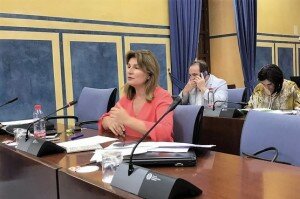 ROSALÍA ESPINOSA EN EL PARLAMENTO ANDALUZ