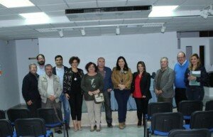 Representantes de lo ocho municipios en la presentación