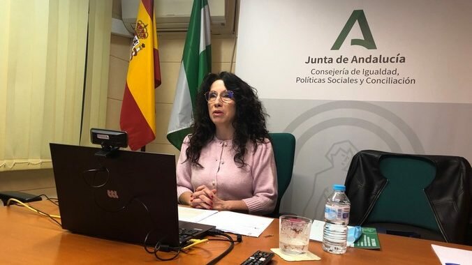 Imagen consejera Igualdad Consejo Andaluz de Cooperación