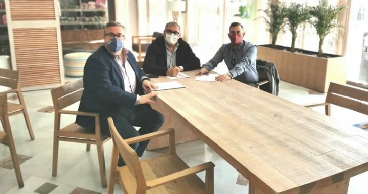 210302 Reunión entre SDomínguez Producciones, VG Eventos y Hotel Barceló