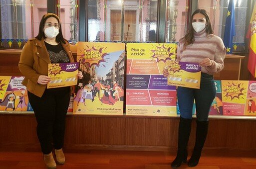 Melchora Caparros y Miriam Quintana